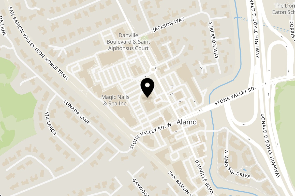 Map showing the location of Brioche de Paris Brioche de Paris - Alamo on 215 Alamo Plaza in Alamo
